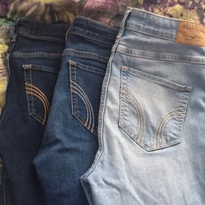 3 pairs of Hollister Jeans